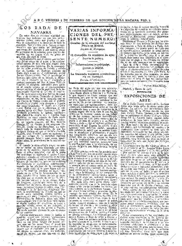 ABC MADRID 05-02-1926 página 7