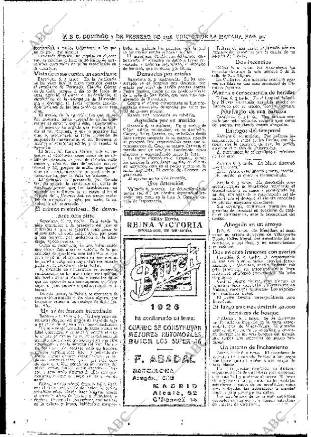ABC MADRID 07-02-1926 página 30
