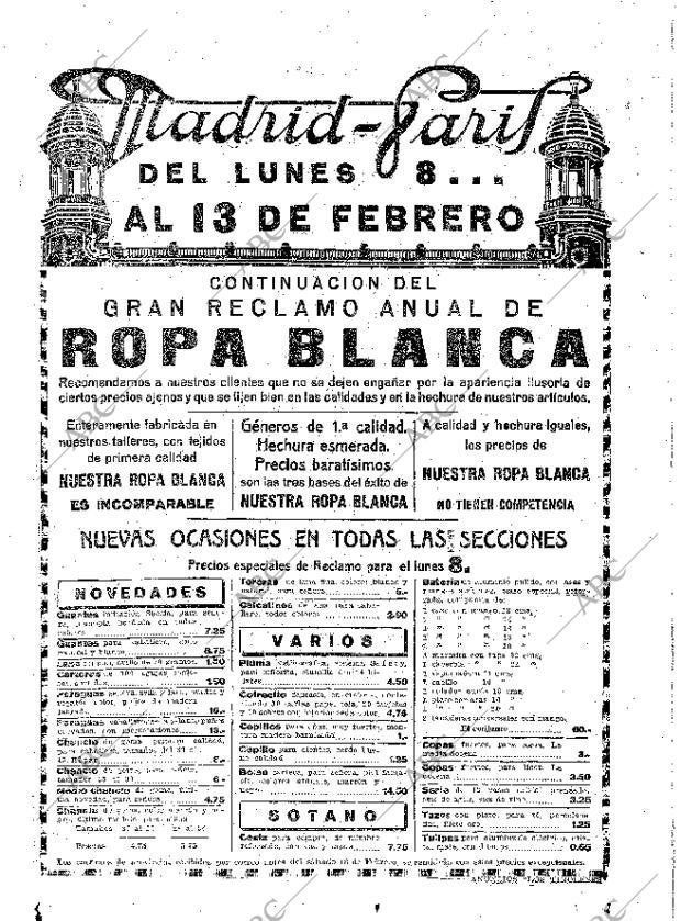 ABC MADRID 08-02-1926 página 22