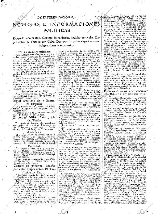 ABC MADRID 10-02-1926 página 15
