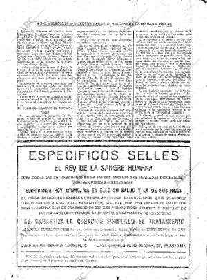 ABC MADRID 10-02-1926 página 16