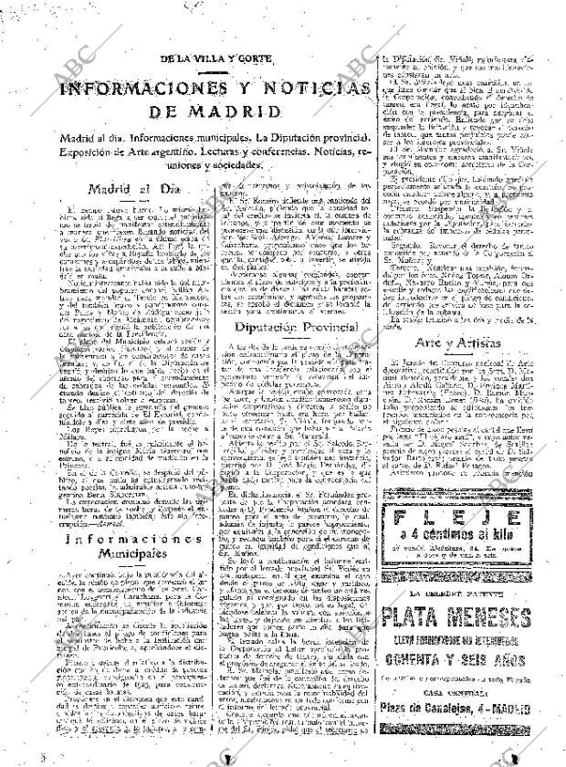 ABC MADRID 10-02-1926 página 19