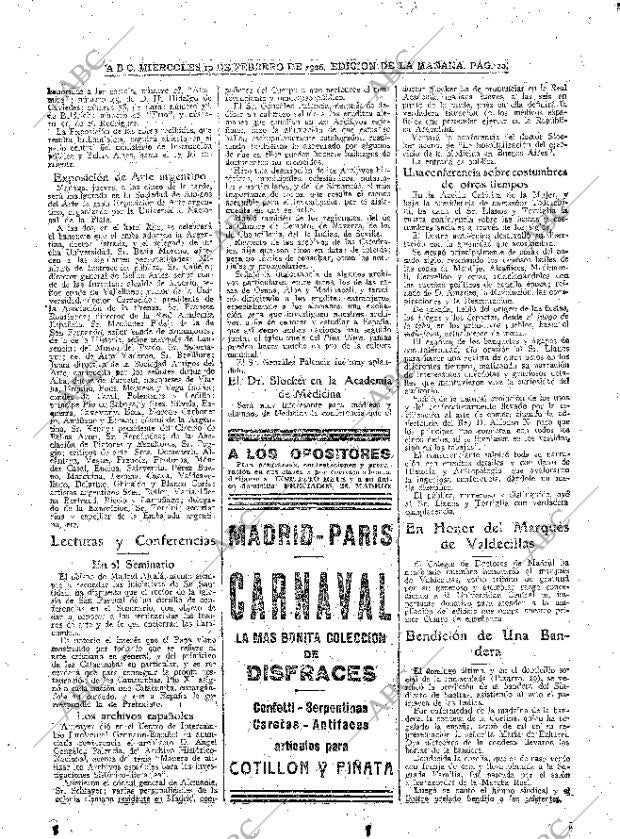 ABC MADRID 10-02-1926 página 20