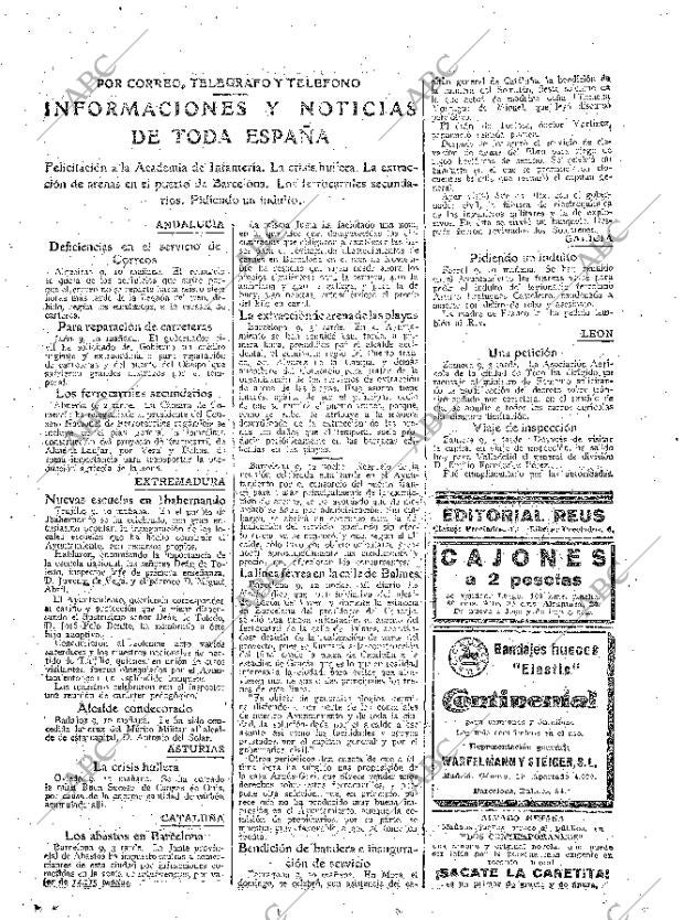 ABC MADRID 10-02-1926 página 25