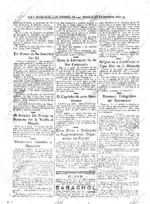 ABC MADRID 10-02-1926 página 29