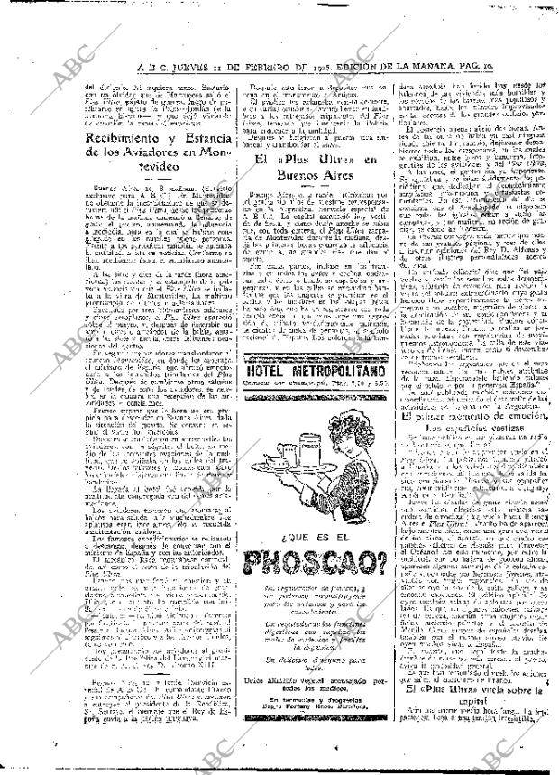 ABC MADRID 11-02-1926 página 10