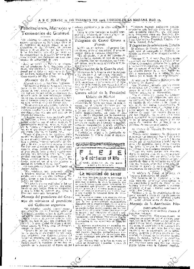 ABC MADRID 11-02-1926 página 13