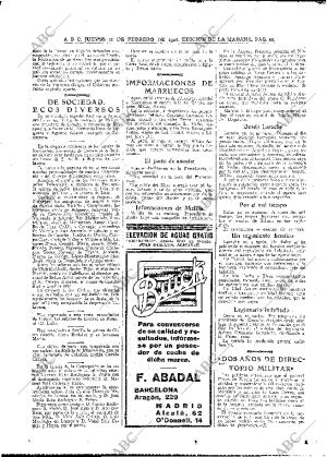 ABC MADRID 11-02-1926 página 20
