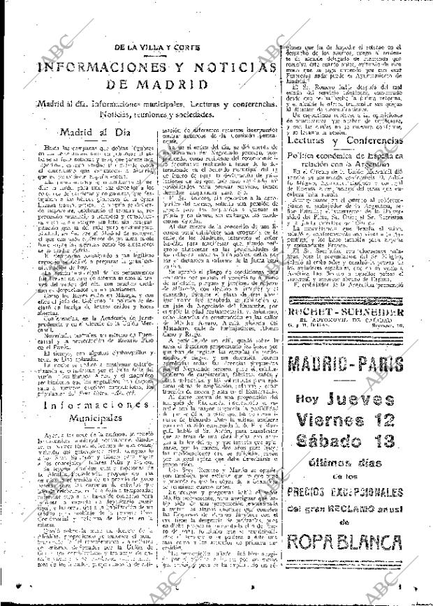 ABC MADRID 11-02-1926 página 23