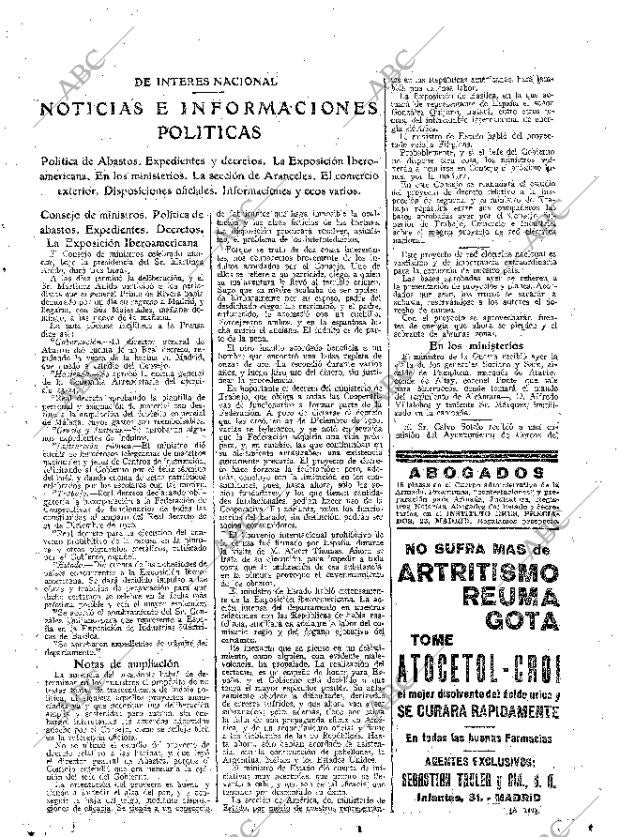 ABC MADRID 13-02-1926 página 19