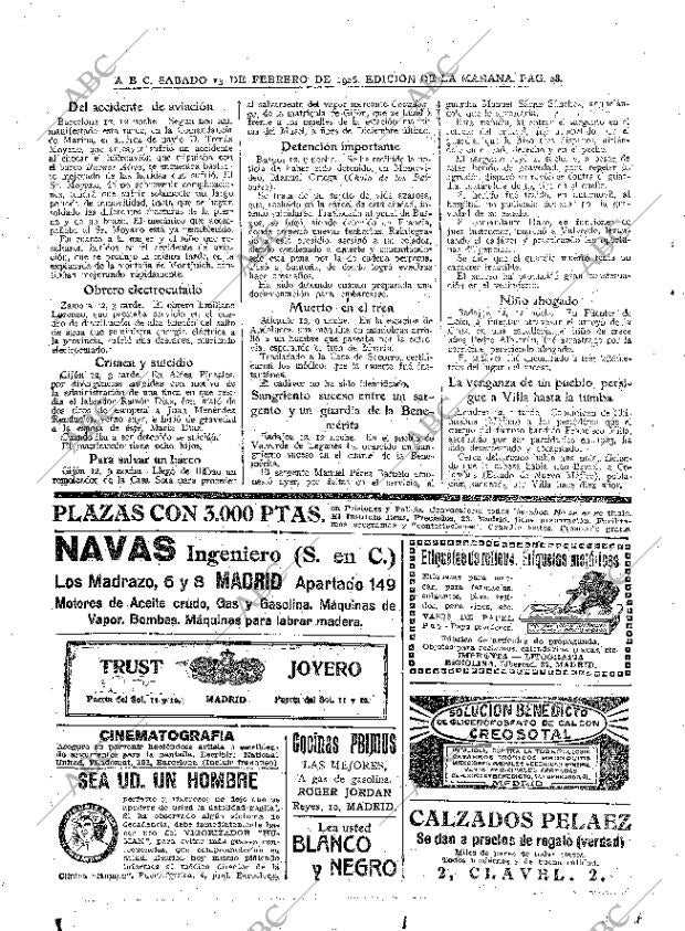 ABC MADRID 13-02-1926 página 28