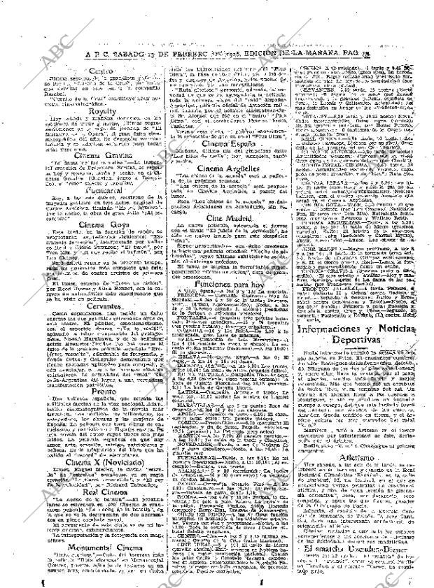 ABC MADRID 13-02-1926 página 34