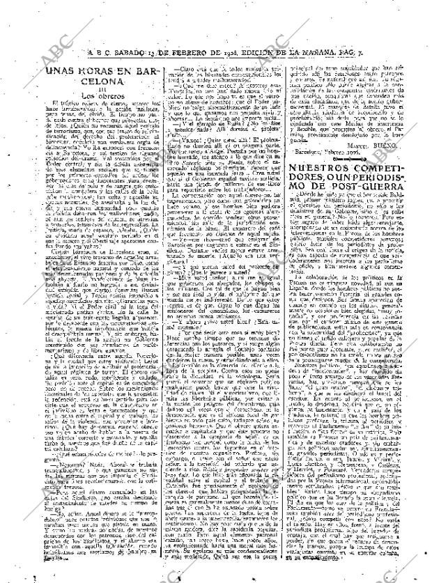 ABC MADRID 13-02-1926 página 7