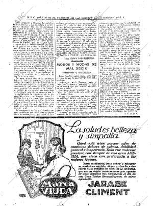 ABC MADRID 13-02-1926 página 8