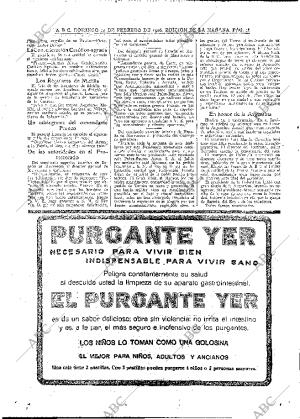 ABC MADRID 14-02-1926 página 16