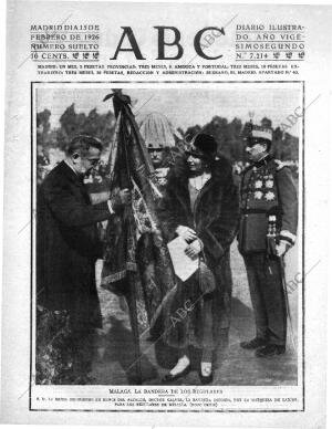 ABC MADRID 15-02-1926 página 1