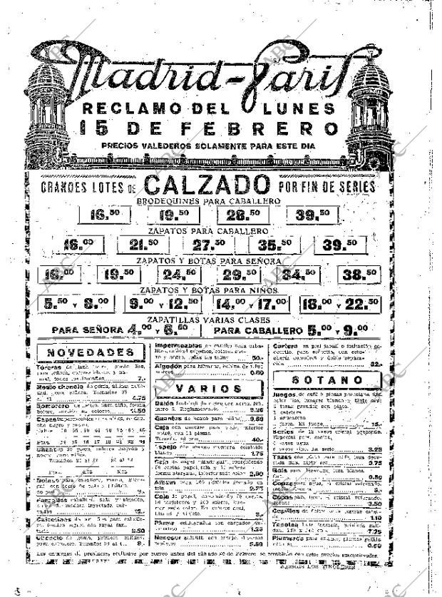 ABC MADRID 15-02-1926 página 12