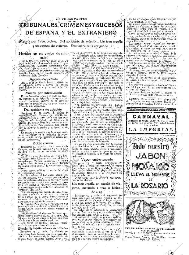 ABC MADRID 15-02-1926 página 13