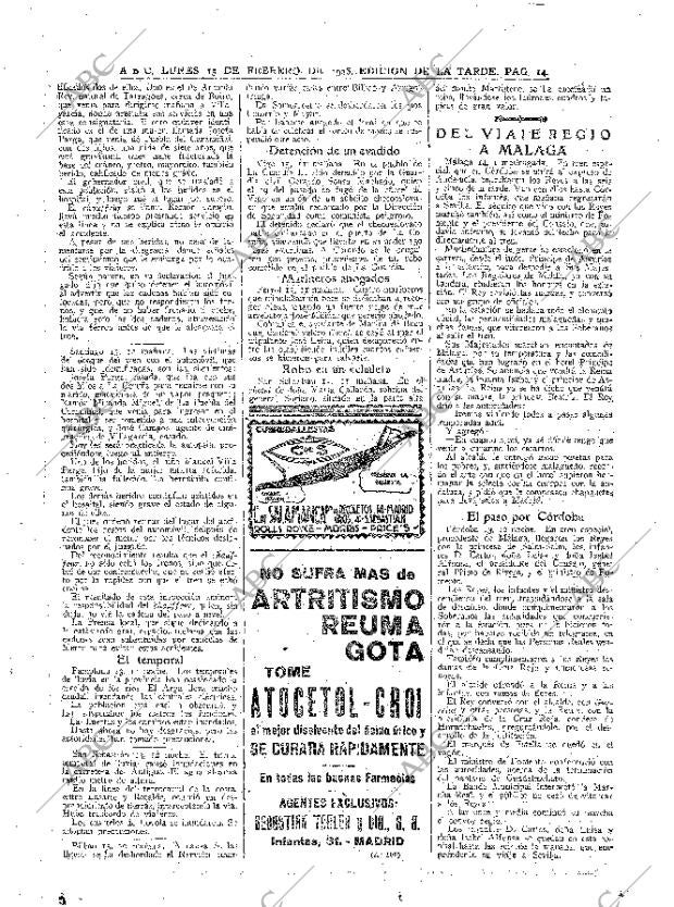 ABC MADRID 15-02-1926 página 14
