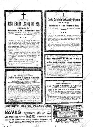 ABC MADRID 15-02-1926 página 26