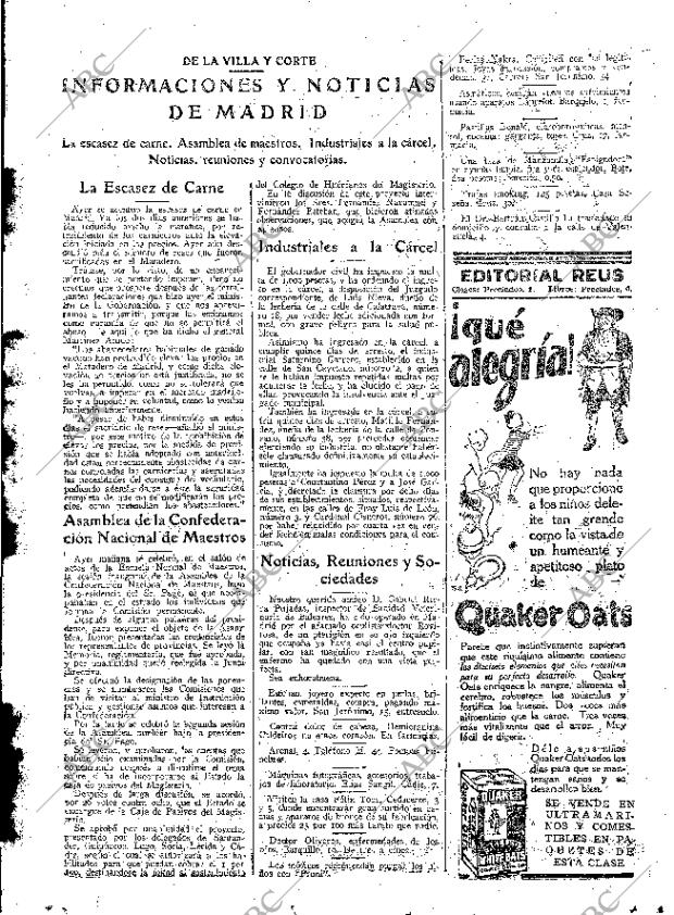 ABC MADRID 16-02-1926 página 17