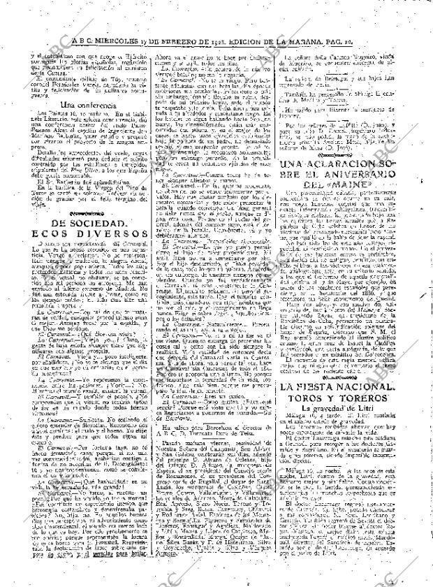 ABC MADRID 17-02-1926 página 12