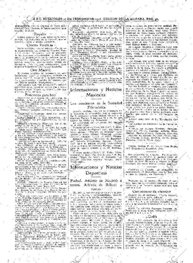 ABC MADRID 17-02-1926 página 30