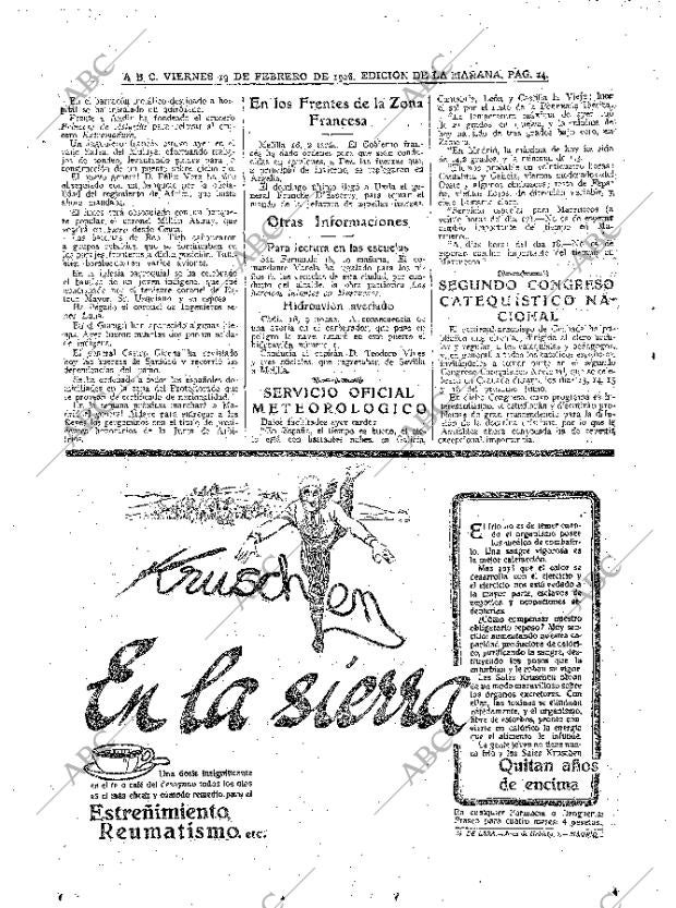ABC MADRID 19-02-1926 página 14