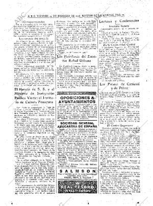 ABC MADRID 19-02-1926 página 20