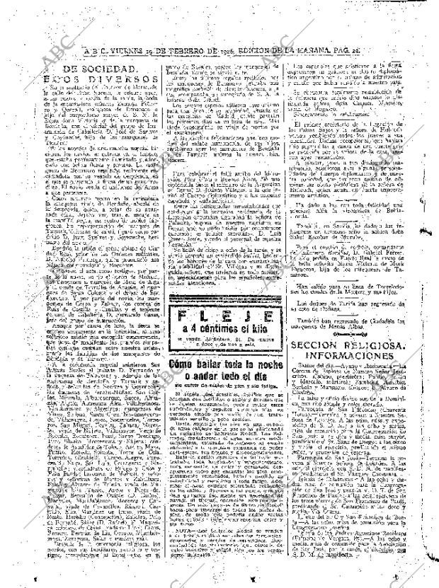 ABC MADRID 19-02-1926 página 22