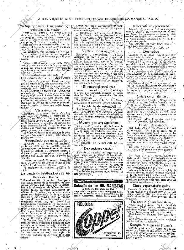 ABC MADRID 19-02-1926 página 26