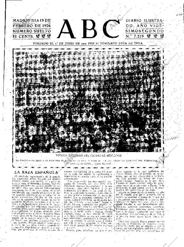 ABC MADRID 19-02-1926 página 3