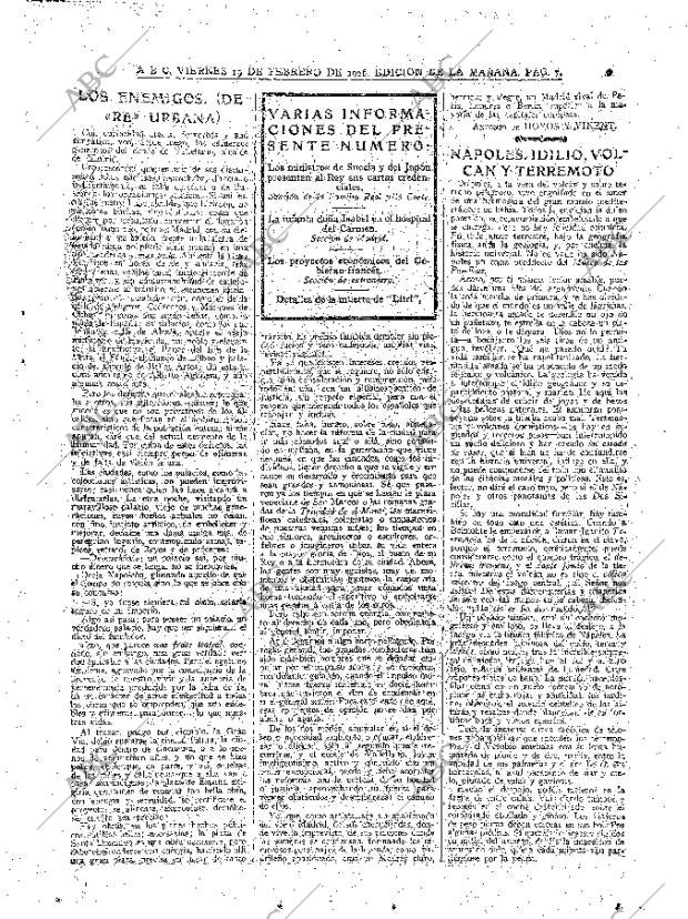 ABC MADRID 19-02-1926 página 7