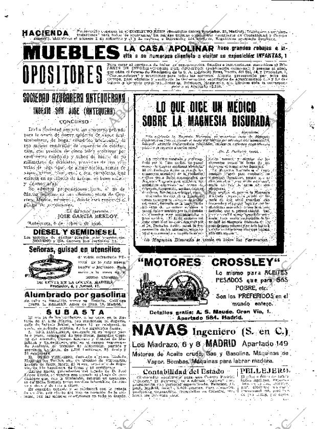 ABC MADRID 20-02-1926 página 2