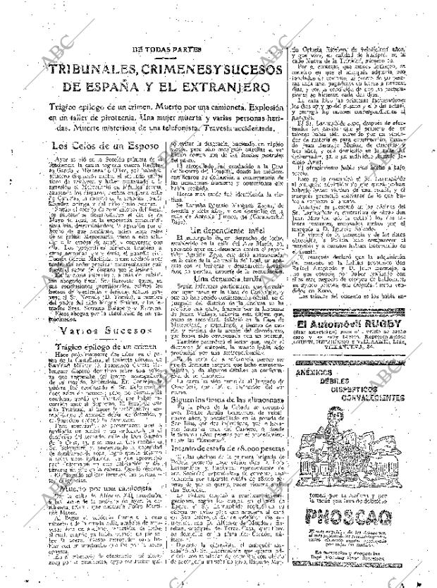 ABC MADRID 20-02-1926 página 23