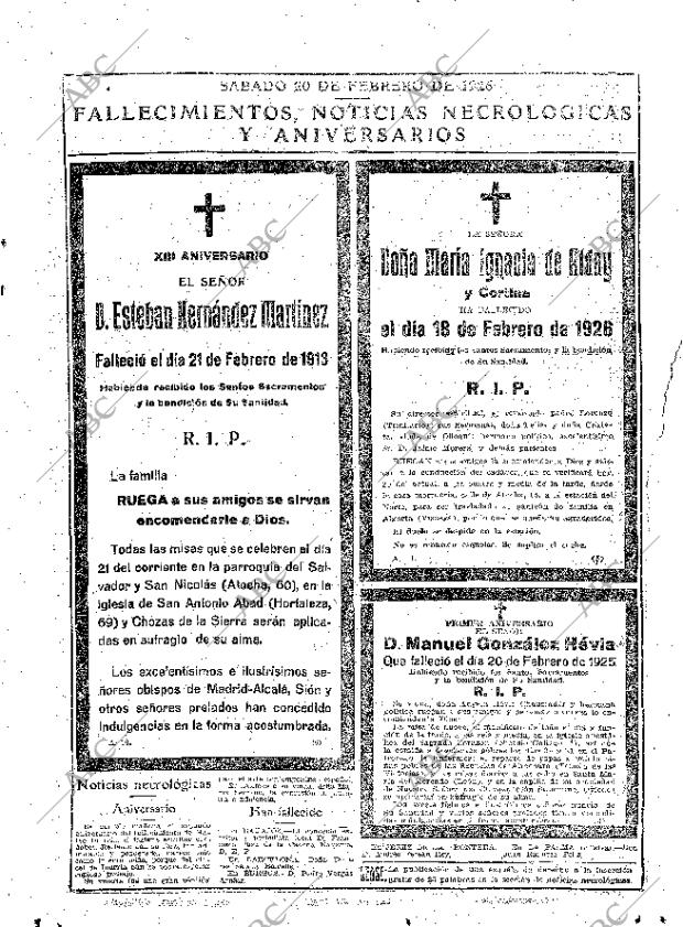 ABC MADRID 20-02-1926 página 37