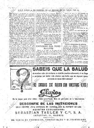 ABC MADRID 22-02-1926 página 20