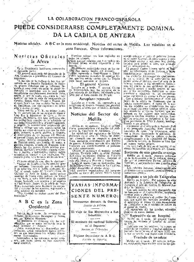 ABC MADRID 22-02-1926 página 9