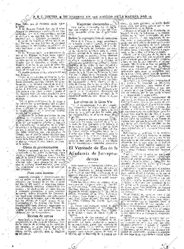 ABC MADRID 25-02-1926 página 15