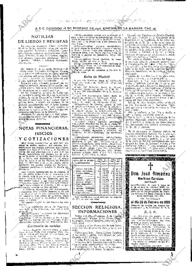 ABC MADRID 28-02-1926 página 35