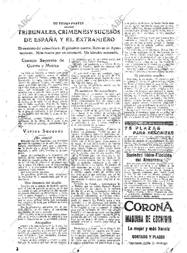 ABC MADRID 03-03-1926 página 17