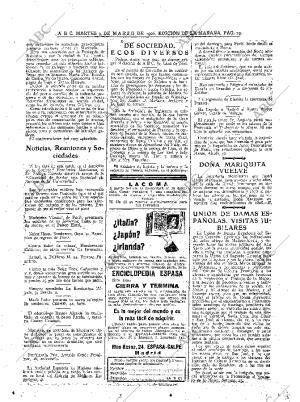 ABC MADRID 09-03-1926 página 19