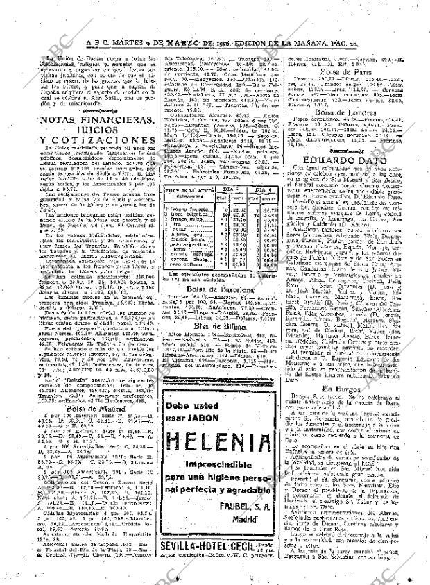 ABC MADRID 09-03-1926 página 20