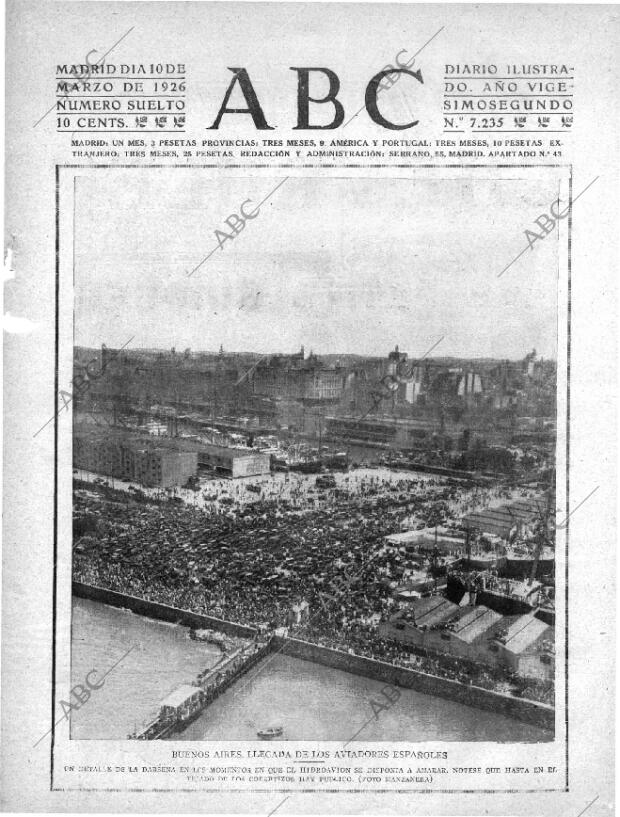 ABC MADRID 10-03-1926 página 1