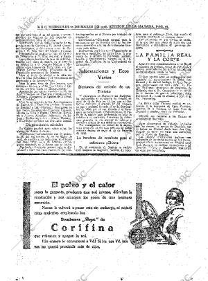 ABC MADRID 10-03-1926 página 16