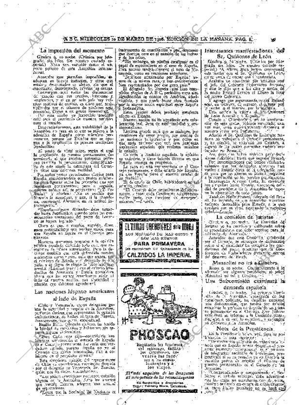 ABC MADRID 10-03-1926 página 8