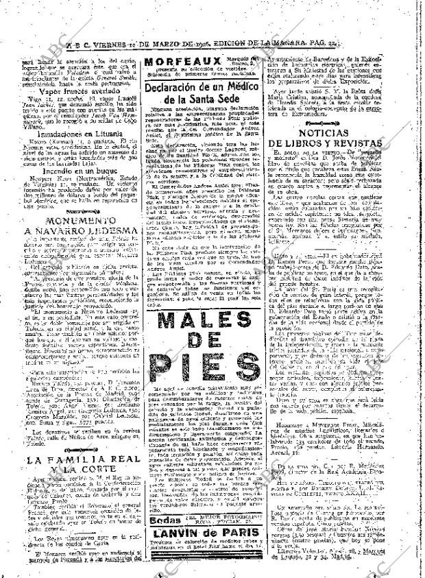 ABC MADRID 12-03-1926 página 22