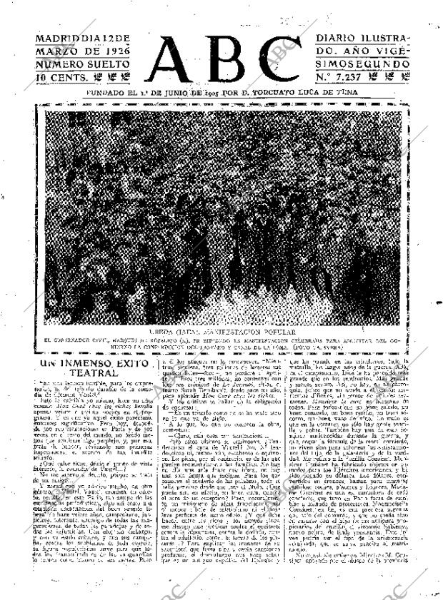 ABC MADRID 12-03-1926 página 3