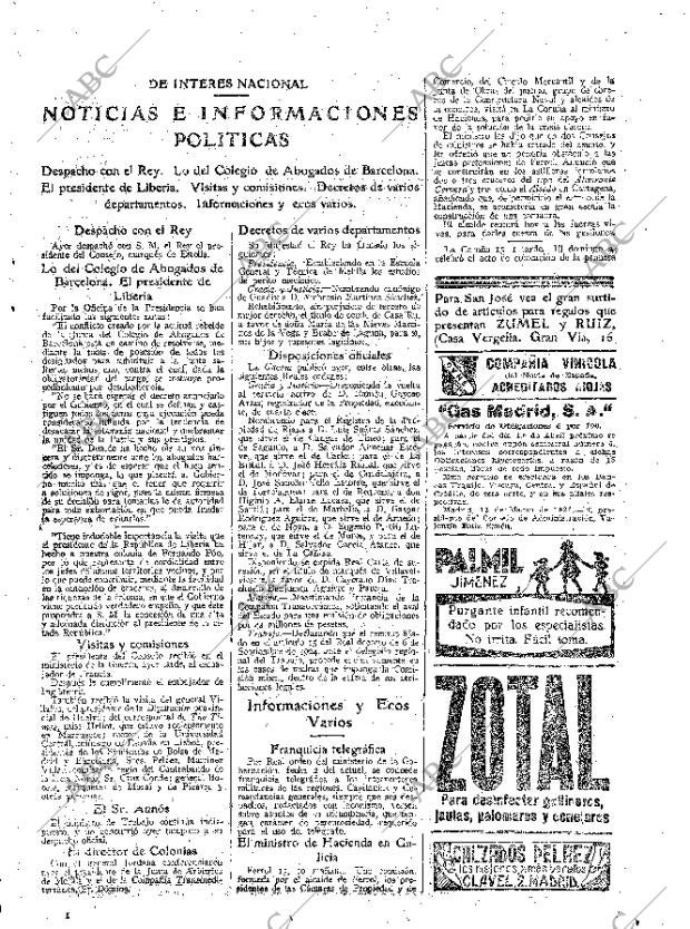 ABC MADRID 16-03-1926 página 13