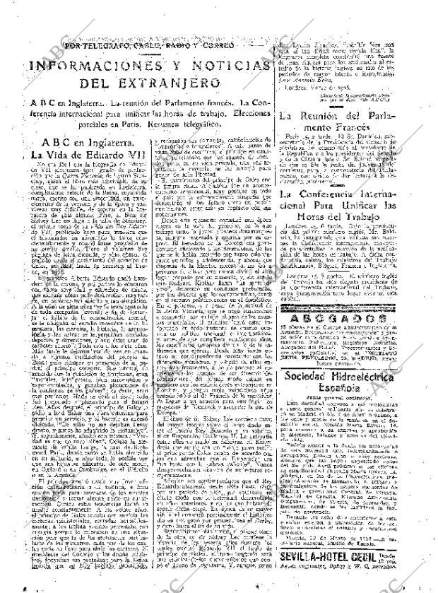 ABC MADRID 16-03-1926 página 25